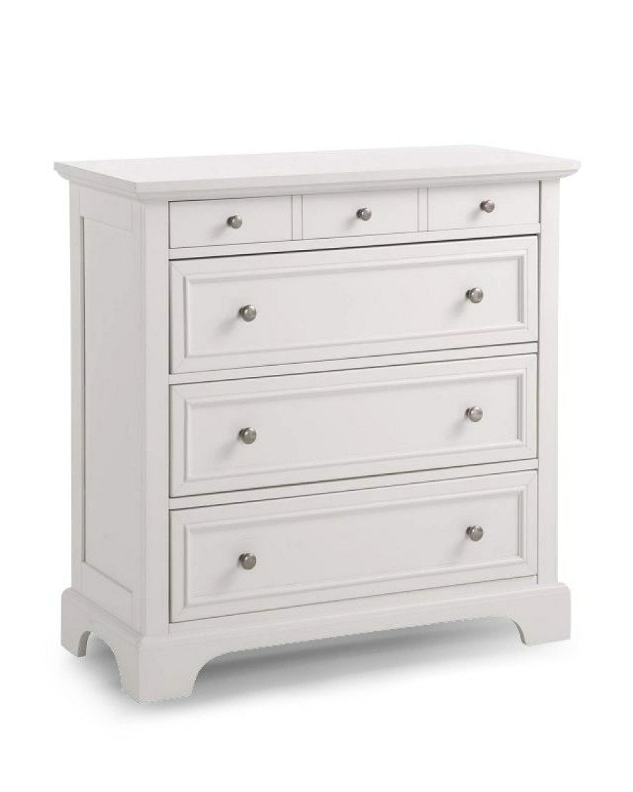 Bedroom * | Online Discount Homestyles Naples Off White Chest 5530-41 At Woodstock Furniture & Mattress Outlet