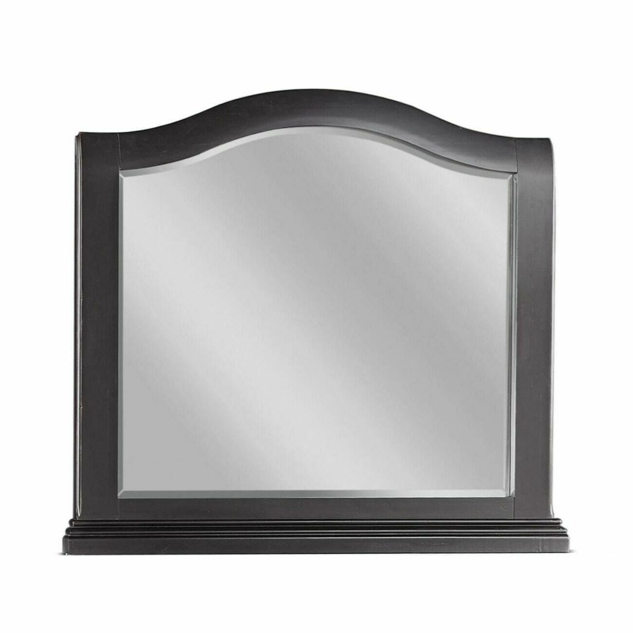 Accessories * | Best Quality Aspenhome Oxford Black Arched Mirror I07-463-Blk At Woodstock Furniture & Mattress Outlet