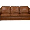 Living Room * | Cheaper Simon Li Saint James Honey Leather Sofa At Woodstock Furniture & Mattress Outlet