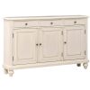 Living Room * | Online Discount Coast2Coast Home Viviana 3 Door 3 Drawer Storage Sideboard Credenza With Ogee Edge Top 48180 At Woodstock Furniture & Mattress Outlet