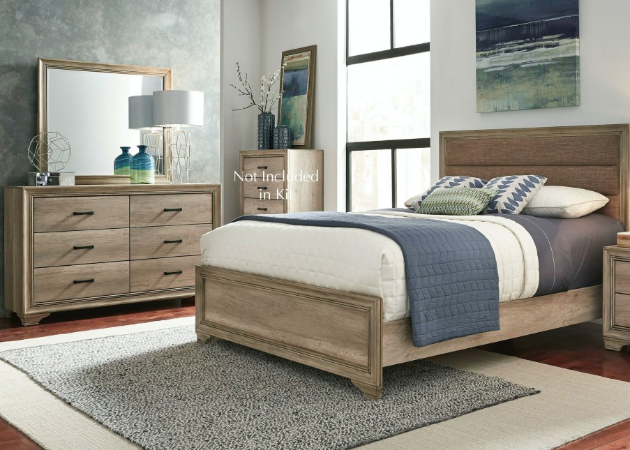 Bedroom * | Exquisite Gifts Liberty Furniture Sun Valley King Upholstered Bed 439-Br-Kub At Woodstock Furniture & Mattress Outlet