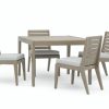 Outdoor Furniture * | Online Store Homestyles Sustain Gray Outdoor Dining Table And Four Chairs 5675-37-80Q At Woodstock Furniture & Mattress Outlet