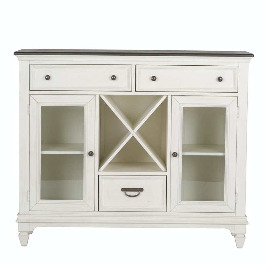 Dining Room * | Excellent Liberty Furniture Allyson Park Buffet 417-Cb5444 At Woodstock Furniture & Mattress Outlet