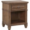 Bedroom * | New Aspenhome Thornton 1 Drawer Nightstand I34-451N-Sna At Woodstock Furniture & Mattress Outlet