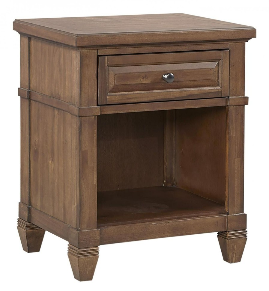 Bedroom * | New Aspenhome Thornton 1 Drawer Nightstand I34-451N-Sna At Woodstock Furniture & Mattress Outlet