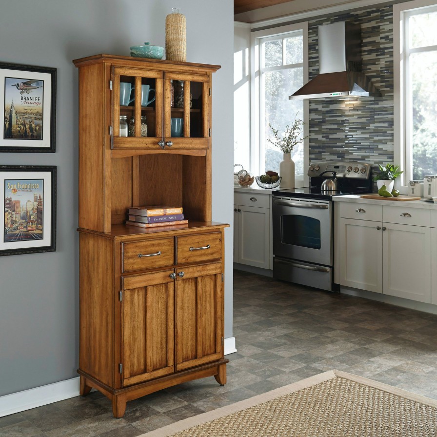 Dining Room * | Top Selling Homestyles Server With Hutch 5001-0066-62 At Woodstock Furniture & Mattress Outlet