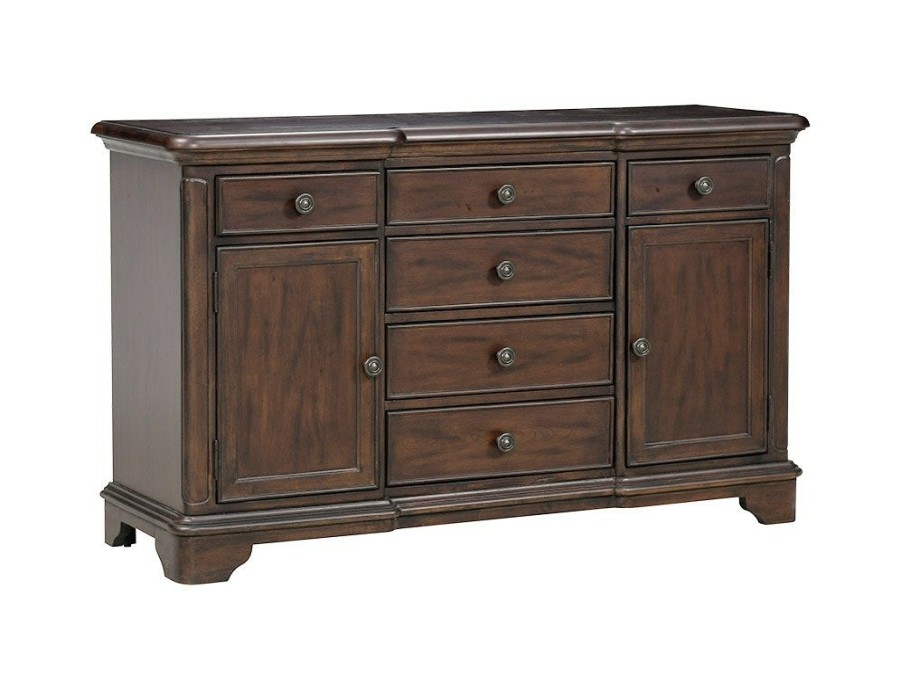 Dining Room * | Cut Price Legacy Classic Furniture Stafford Credenza 0420-151 At Woodstock Furniture & Mattress Outlet