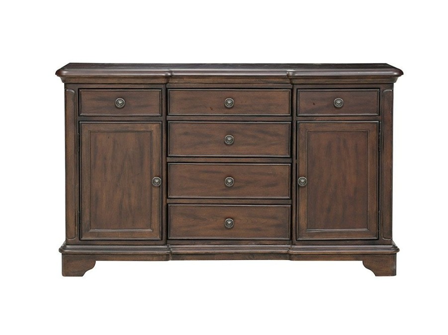 Dining Room * | Cut Price Legacy Classic Furniture Stafford Credenza 0420-151 At Woodstock Furniture & Mattress Outlet